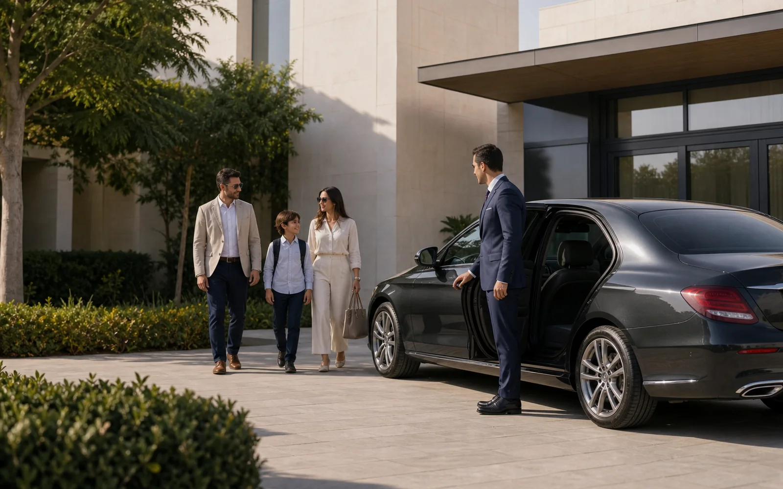 Private full-time chauffeur and family driver with luxury vehicle in Dubai